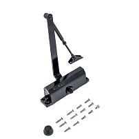 NOTEDO Доводчик дверной DC-090 BLACK до 130 кг черный. (10) NOTEDO Доводчик дверной DC-090 BLACK до 130 кг черный. (10)