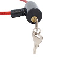 СТАНДАРТ ВС-Т6 (600 мм) RED красный Замок велосипедный тросовый (200,100) СТАНДАРТ ВС-Т6 (600 мм) RED красный Замок велосипедный тросовый (200,100)