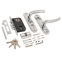 АЛЛЮР 132/3-61А(1232) CP хром мал.корпус Замок врезной с/руч (12) АЛЛЮР 132/3-61А(1232) CP хром мал.корпус Замок врезной с/руч (12)