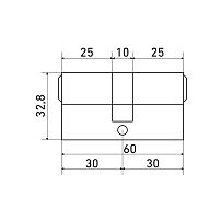 Стандарт MAX 60 (30х30) SB 5кл мат.золото перф.ключ/ключ Цилиндровый механизм (80,10) Стандарт MAX 60 (30х30) SB 5кл мат.золото перф.ключ/ключ Цилиндровый механизм (80,10)