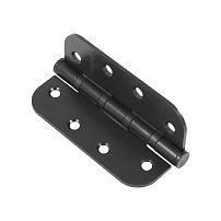 СТАНДАРТ 100х70х2,5 4BB (R14) BL матовый черный Петля дверная 1 шт (100,20)