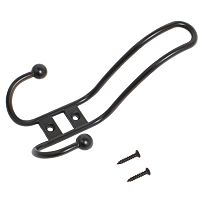 StahlBuro 208 A BL матовый черный ЕВРОПАКЕТ крючок-вешалка (160,40)