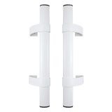 БУЛАТ РС-03.400.9016 белый, регулируемая, ручка скоба для аллюм. и ПВХ дверей,(АРД-03)(16)