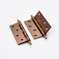 RENZ 100-4BB СH CF 4 подш коронка кофе 100*75 Петля дверная 2 шт (50;1!!!) RENZ 100-4BB СH CF 4 подш коронка кофе 100*75 Петля дверная 2 шт (50;1!!!)