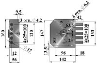 Герион "Эталон Н" 5 кл. Замок накладной тяж. (5) 