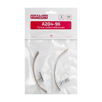 StahlBuro A204-96 2шт., SN сатин. Ручка-скоба мебельная (500,50) StahlBuro A204-96 2шт., SN сатин. Ручка-скоба мебельная (500,50)