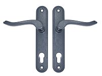 Гардиан 4132 Соната темно-серая к замку Гардиан 1211,3211 Комплект ручек (15)