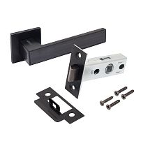 АЛЛЮР АРТ "ЛАНА" BL/BL+L45-8 BL (86150/S45) матовый черный Комплект ручка и защелка (20) АЛЛЮР АРТ "ЛАНА" BL/BL+L45-8 BL (86150/S45) матовый черный Комплект ручка и защелка (20)