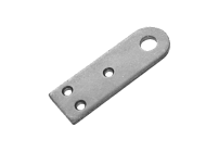 Домарт Проушина усиленная прямая 120*40 (толщ. 5мм) б/п d15мм (50) 