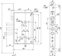 Балашиха ЗВ4 713.0.0 ЗЩ б/о без ц/м, м/о 85 мм Замок врезной б/ручек(10) Балашиха ЗВ4 713.0.0 ЗЩ б/о без ц/м, м/о 85 мм Замок врезной б/ручек(10)