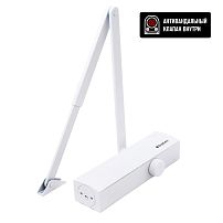 БУЛАТ Доводчик дверной PROFI (ПРОФИ) ДД 812/5 С-W (25-120 кг) белый (10) 