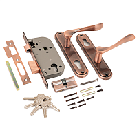 АЛЛЮР 127/1 AC ст.медь Замок врезной с/руч (12) АЛЛЮР 127/1 AC ст.медь Замок врезной с/руч (12)