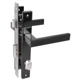 СТАНДАРТ 8520.02.9005 черный, ключ-вертушка  Замок врезной с/руч  (20)