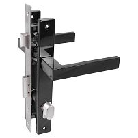 СТАНДАРТ 8520.02.9005 черный, ключ-вертушка  Замок врезной с/руч  (20)