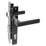 СТАНДАРТ 8520.01.9005 черный, ключ-ключ  Замок врезной с/руч  (20)