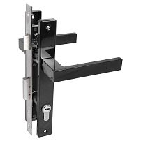 СТАНДАРТ 8520.01.9005 черный, ключ-ключ  Замок врезной с/руч  (20)