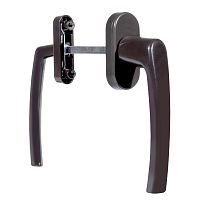 Ручка балконная асимметр.SIGMA (Сигма) BHS 01 8019 корич. (30)