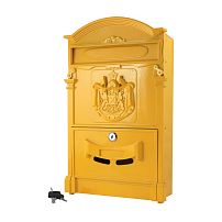 Ящик почтовый АЛЛЮР №4010 желтый (5) Ящик почтовый АЛЛЮР №4010 желтый (5)