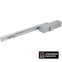 БУЛАТ Доводчик дверной PROFI (ПРОФИ) ДД 802/5 BH-S (25-120 кг) серебро со скольз.тяг, морозостойкий