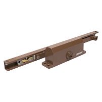 АЛЛЮР Доводчик дверной COMFORT ДД 168/3-4 AH-C (до 100 кг) коричневый RAL8024, со скользящей тягой, 
