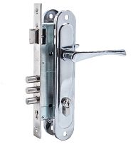 Д-град Зенит ЗВ4-85.3 хром м/о 85 мм Замок врезной с/руч (10) 