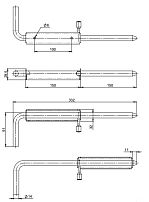 Засов Симеко ЗЩ 064 цинк (15) Засов Симеко ЗЩ 064 цинк (15)