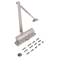 NOTEDO Доводчик дверной DC-080 GRAY до 120 кг серый (10) NOTEDO Доводчик дверной DC-080 GRAY до 120 кг серый (10)