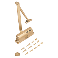 NOTEDO Доводчик дверной  DC-060 GOLD до 60 кг золото (10)