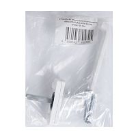 Ручка для пластиковых окон СТАНДАРТ ИРИС РО-01.АЛ.9016 белая штифт 35 мм (аналог Хермо)  (100)