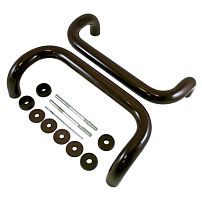 ЛДМ Ручка офисная скоба 300х30 мм коричневая Ручка-скоба (4)