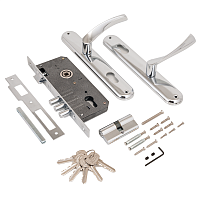 АЛЛЮР 0203 CP хром Замок врезной с/руч (10) АЛЛЮР 0203 CP хром Замок врезной с/руч (10)