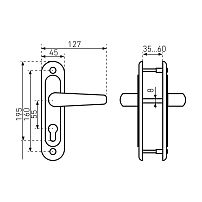 Птимаш к ЗВ4-3.03 хром Ручки на планке (15) Птимаш к ЗВ4-3.03 хром Ручки на планке (15)