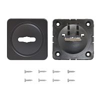 Накладка для сув/м (пара) БУЛАТ НДС 05.02 АТЛАС матовый черный (10,100) Накладка для сув/м (пара) БУЛАТ НДС 05.02 АТЛАС матовый черный (10,100)