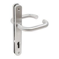 БУЛАТ РФ 85.30.09НС AISI 304 INOX нержавеющая сталь д/узкопроф.замков Ручка на планке (24)