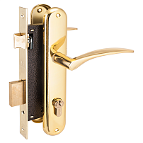 АЛЛЮР 0211 GP латунь Замок врезной с/руч (10) АЛЛЮР 0211 GP латунь Замок врезной с/руч (10)