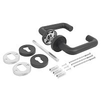 СТАНДАРТ 0203 (60-100)/R01 BLACK Комплект ручек с круглой накладкой под МЦ (30) СТАНДАРТ 0203 (60-100)/R01 BLACK Комплект ручек с круглой накладкой под МЦ (30)