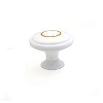 Башкирия РДП-01-1 белая золотое кольцо  Ручка-кнопка (100,25,5!!!)