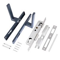 СТАНДАРТ 8520.00.7016 серый антрацит, БЕЗ Ц/М Замок врезной с/руч (20) СТАНДАРТ 8520.00.7016 серый антрацит, БЕЗ Ц/М Замок врезной с/руч (20)