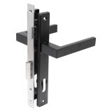 СТАНДАРТ 8520.00.9005 черный, БЕЗ Ц/М Замок врезной с/руч  (20)