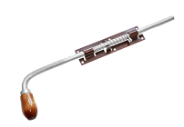 Засов Домарт с пружиной ЗСП-500 мод.2 медь антик d-16мм (5)