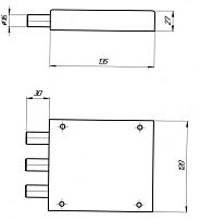С-Пб (Богатырь С) Сейфовый Замок накладной тяж (10)