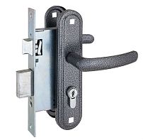 Омега Д-град ЗВ7.02 серебро м/о 55 Замок врезной с/руч (10) Омега Д-град ЗВ7.02 серебро м/о 55 Замок врезной с/руч (10)