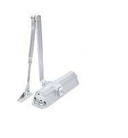 NOTEDO Доводчик дверной  DC-095 легкий характер SILVER  до 120кг сереб. EN3-EN5 (10)