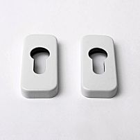 Накладка для ц/м Апекс DP-С-09-W белый д/узкопроф.замков (30) Накладка для ц/м Апекс DP-С-09-W белый д/узкопроф.замков (30)