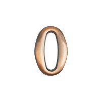 Цифра дверная АЛЛЮР "0" на клеевой основе медь (600,20) Цифра дверная АЛЛЮР "0" на клеевой основе медь (600,20)