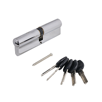 АЛЛЮР HD F 110-5К CP (55x55) хром перф.кл БЛИСТЕР Цилиндровый механизм (60,50,10)