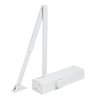 БУЛАТ Доводчик дверной PROFI (ПРОФИ) ДД 802/5 B-W (25-120 кг) белый, морозостойкий (10) БУЛАТ Доводчик дверной PROFI (ПРОФИ) ДД 802/5 B-W (25-120 кг) белый, морозостойкий (10)