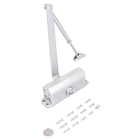 NOTEDO Доводчик дверной DC-100 легкий характер SILVER до 120кг серебро (10) NOTEDO Доводчик дверной DC-100 легкий характер SILVER до 120кг серебро (10)