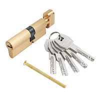 Стандарт MAX 80 (45х35В) SB мат.золото 5кл перф.ключ/верт. Цилиндровый механизм (60,10)