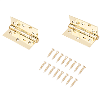 АЛЛЮР 20325 (77х64) 2BB-FHP BP 2 подш.,латунь Петля дверная 2 шт (50,10)